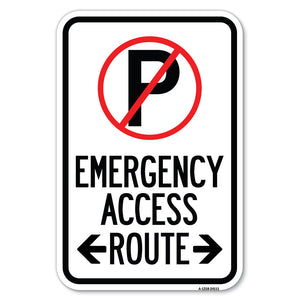 Emergency Access Route (With Bidirectional Arrow)