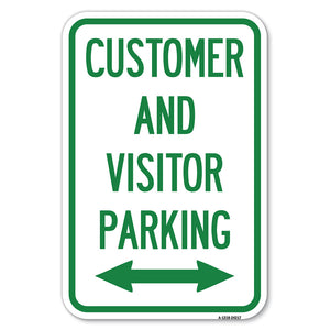 Customer and Visitor Parking (Bidirectional Arrow)