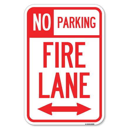 Colorado Fire Lane (With Bidirectional Arrow)