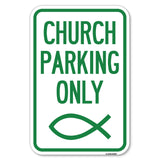 Church Parking Only (Symbol)