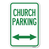 Church Parking (With Bidirectional Arrow)