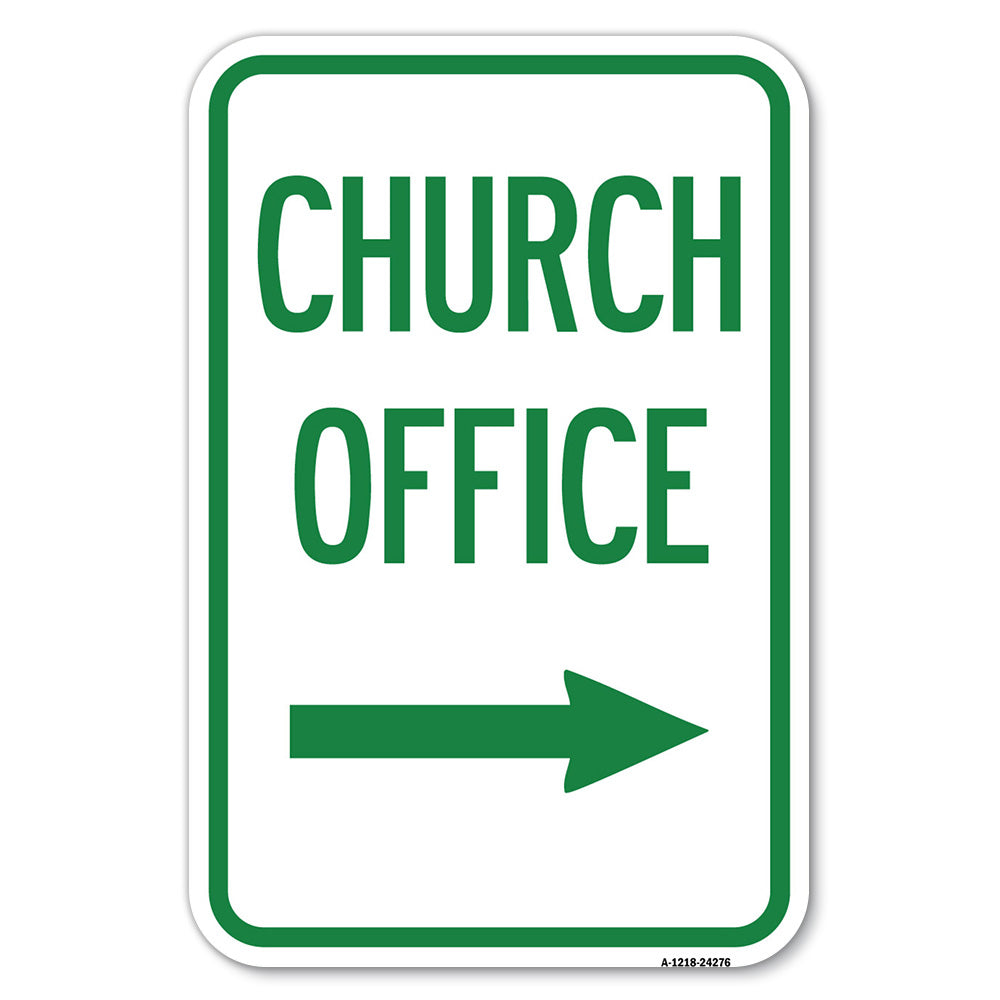 Church Office (With Right Arrow)