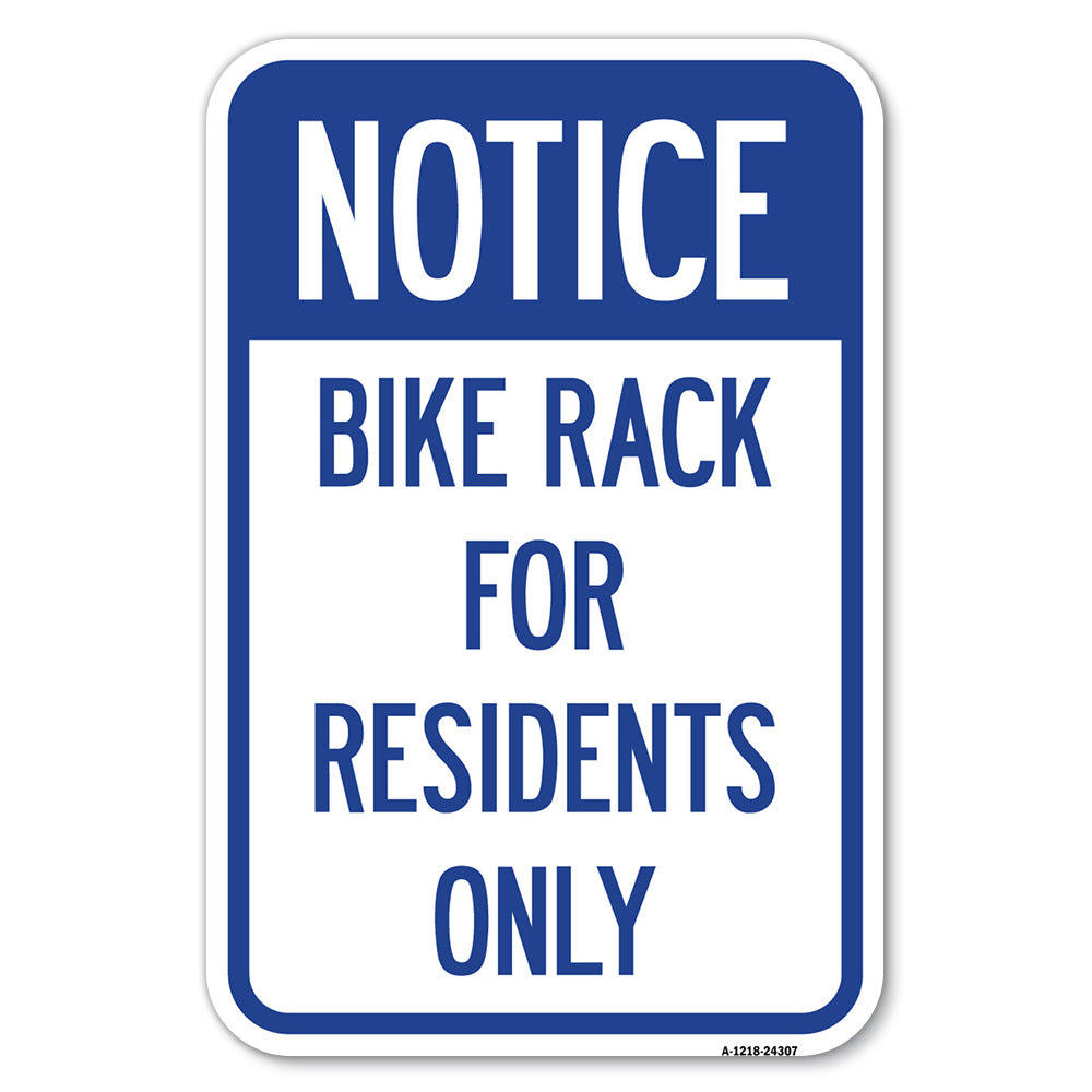 Bike Rack for Residents Only