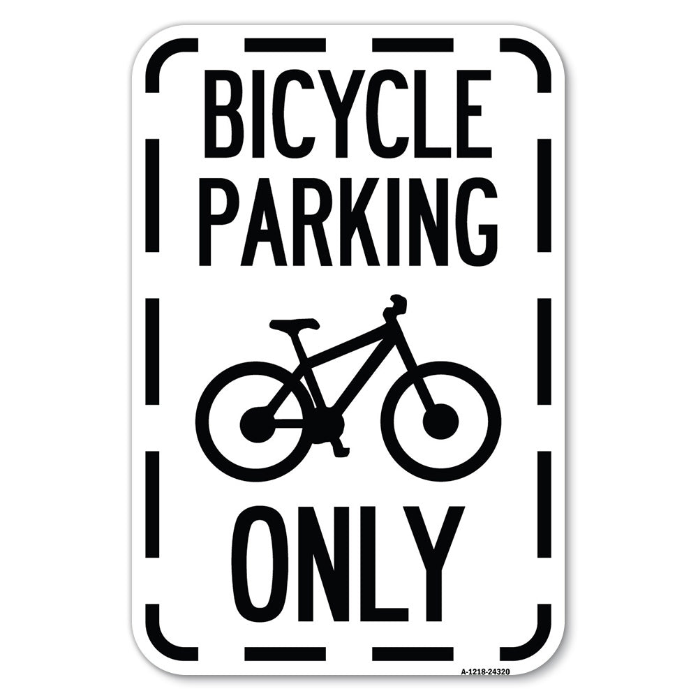 Bicycle Parking Only (With Graphic)