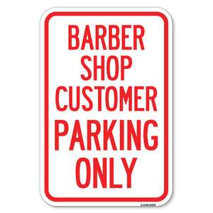 Barber Shop Customer Parking Only