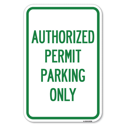Authorized Permit Parking Only