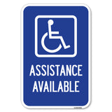 Assistance Available with Handicap Symbol