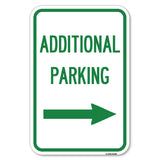 Additional Parking Sign (Right Arrow)