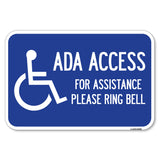 ADA Access for Assistance Ring Bell (With New Isa Symbol)