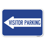Visitor Parking (With Left Arrow)