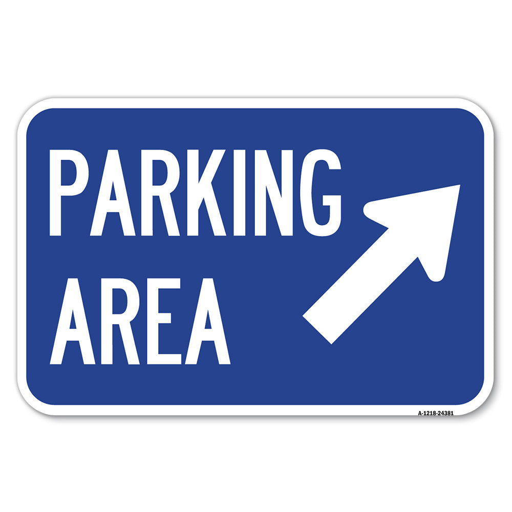Parking Area (Up Right Arrow Symbol)