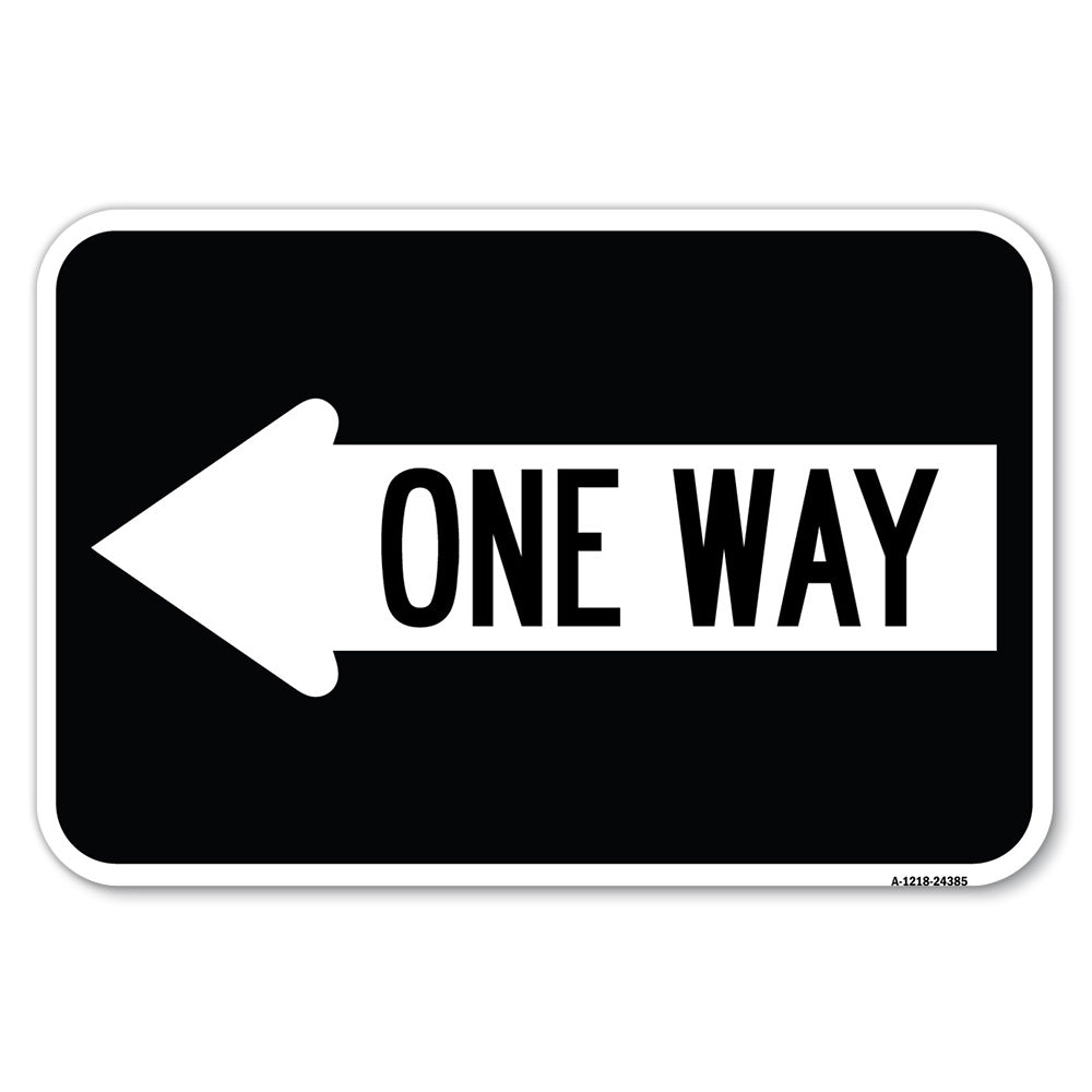 One Way (With Left Arrow)