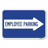 Employee Parking (With Right Arrow)