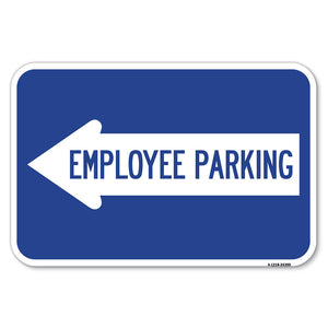 Employee Parking (With Left Arrow)