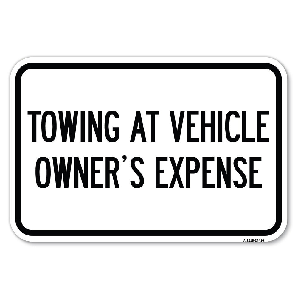 Towing at Vehicle Owner's Expense
