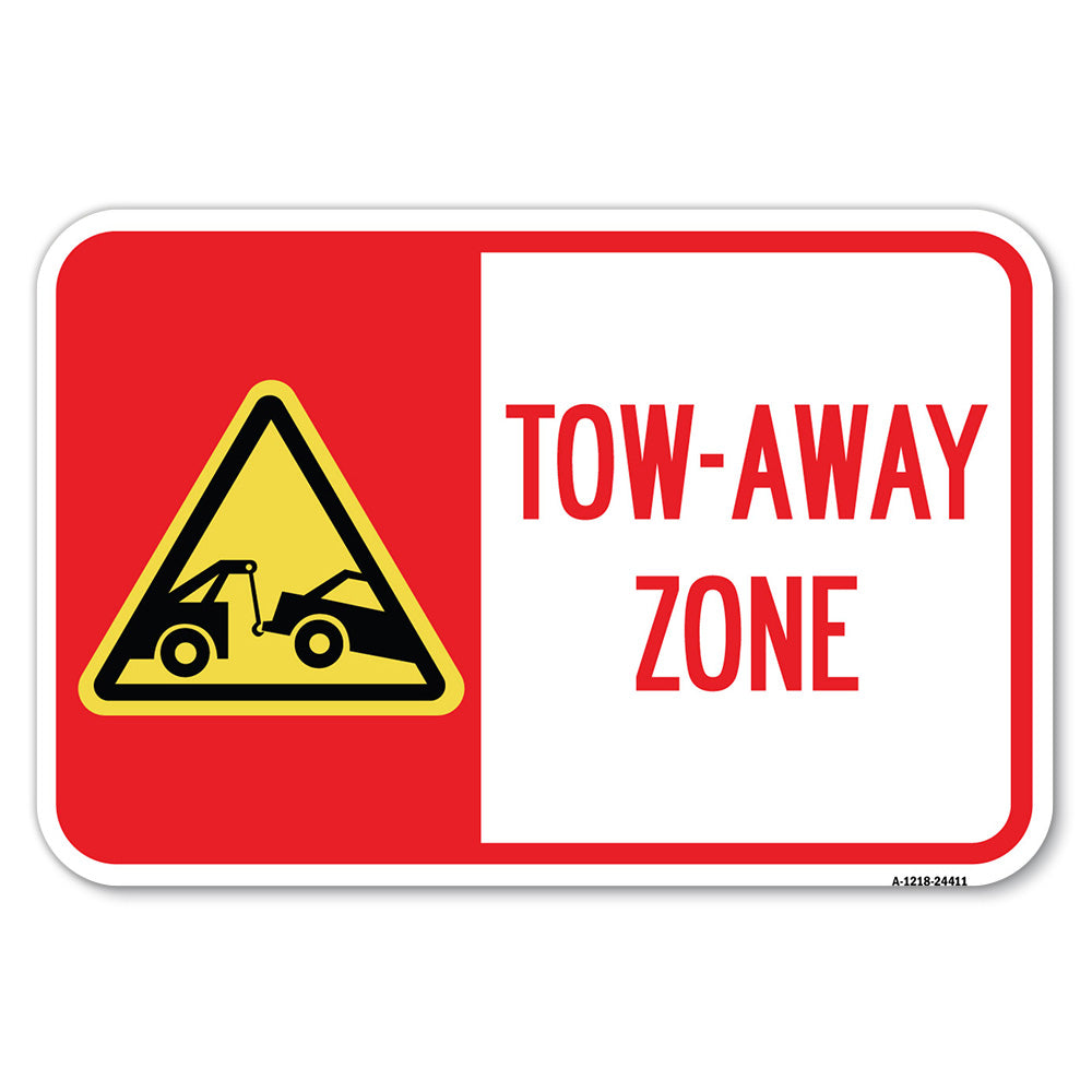 Tow-Away Zone with Graphic