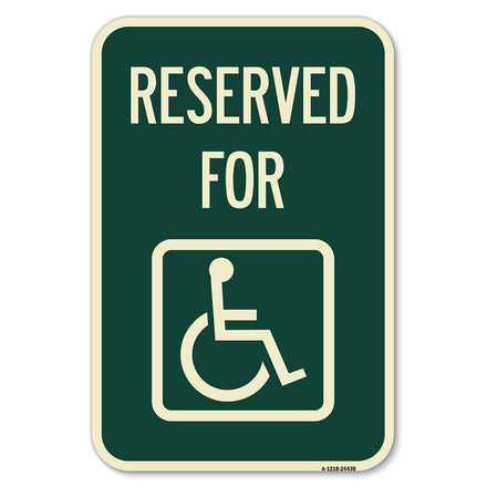 Reserved for (With Accessible Symbol)