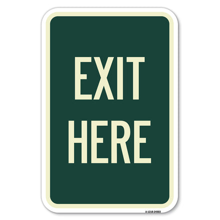 Exit Here