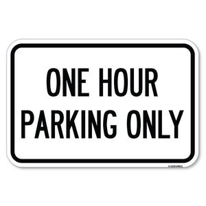 One Hour Parking Only