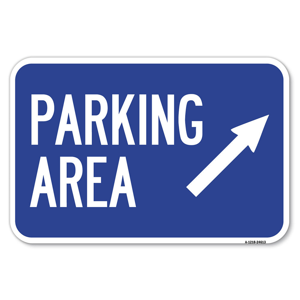 Parking Area (Up Right Arrow Symbol)