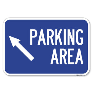 Parking Area (Up Left Arrow Symbol)