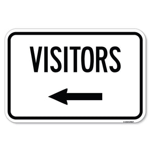 Visitors with Left Arrow