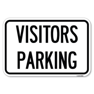 Parking Lot Sign Visitors Parking