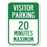 Visitor Parking 20 Minutes Maximum