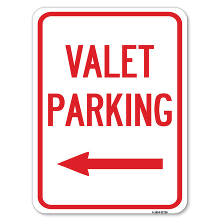 Valet Parking with Left Arrow