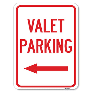 Valet Parking with Left Arrow