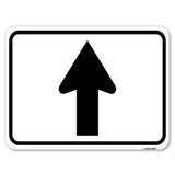Straight Thru Sign - Straight Thru (Symbol) Sign