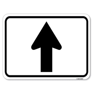 Straight Thru Sign - Straight Thru (Symbol) Sign