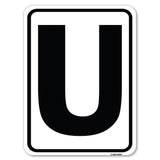 Sign with Letter U