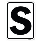 Sign with Letter S