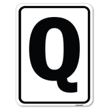 Sign with Letter Q
