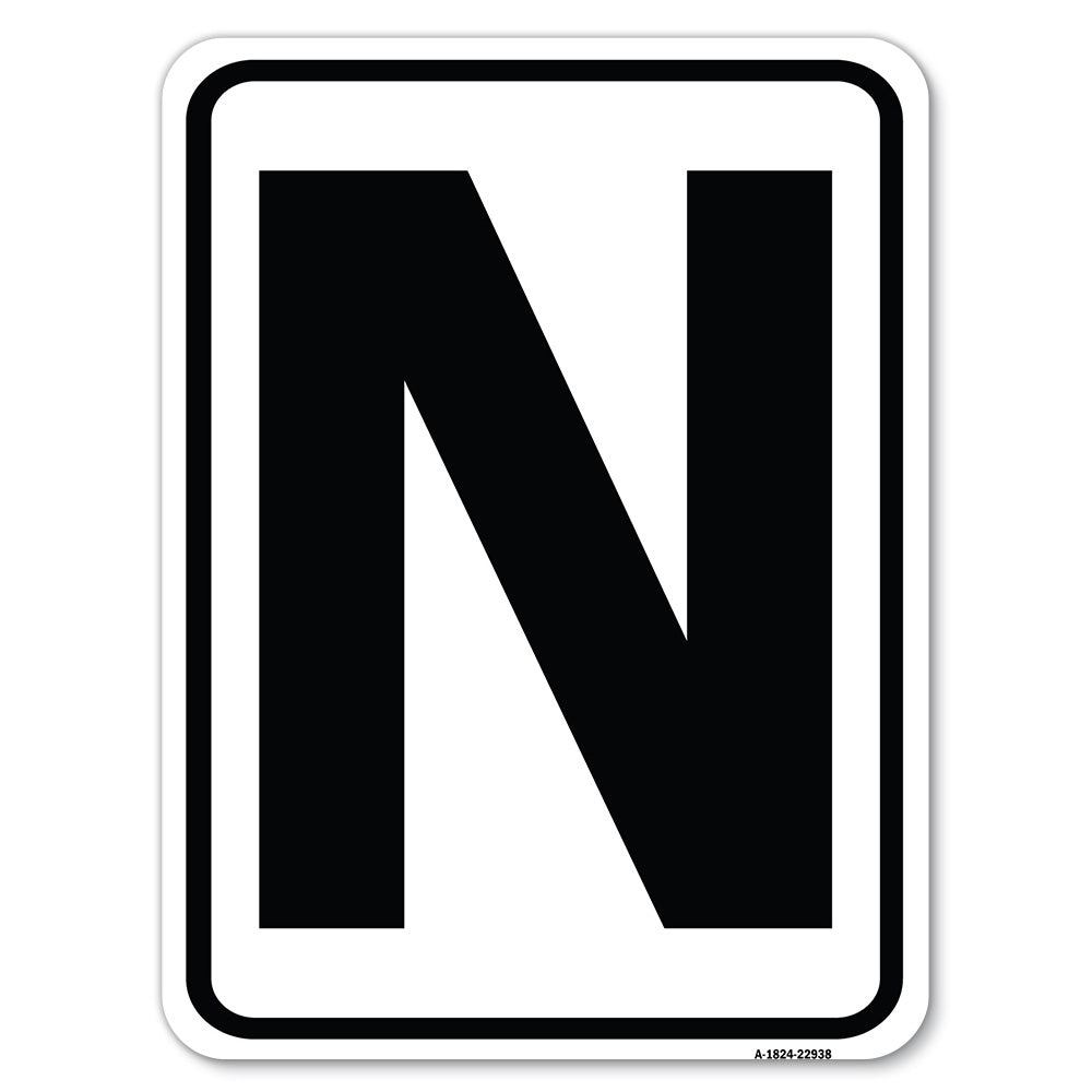 Sign with Letter N