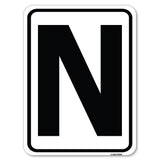 Sign with Letter N