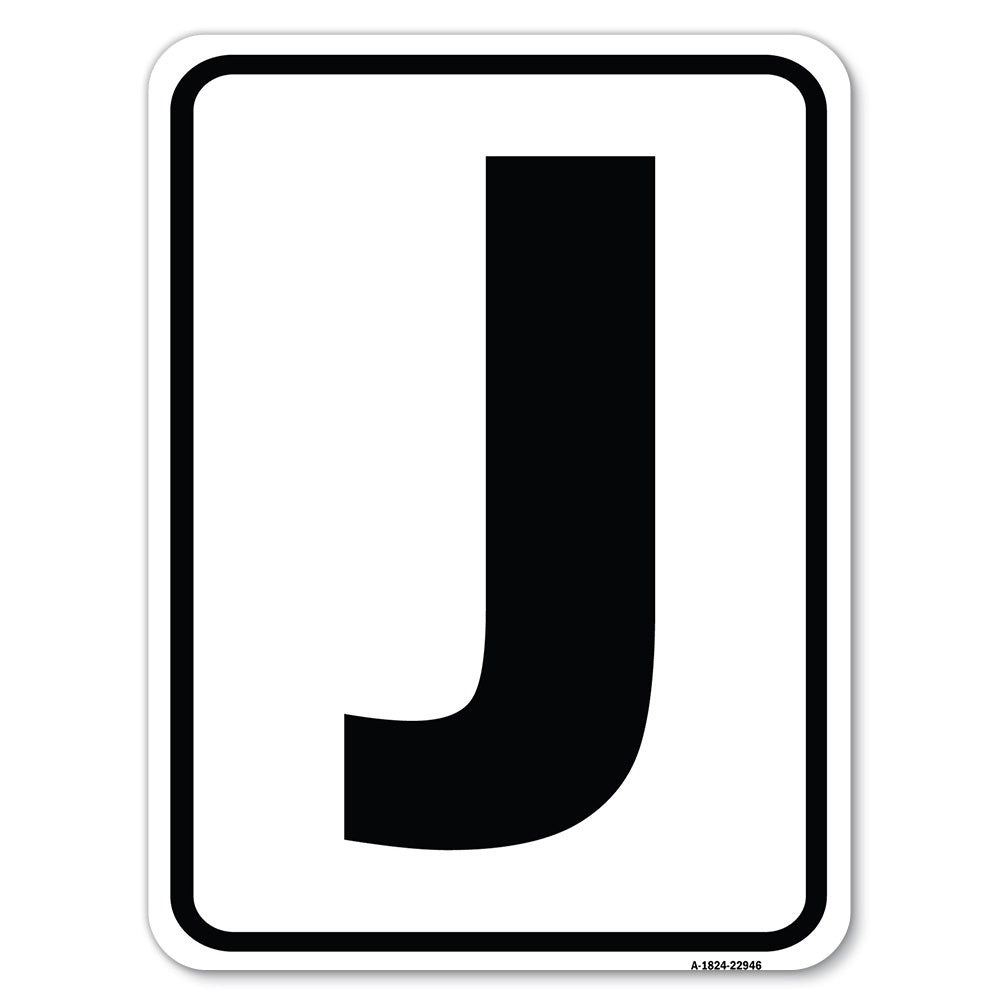 Sign with Letter J