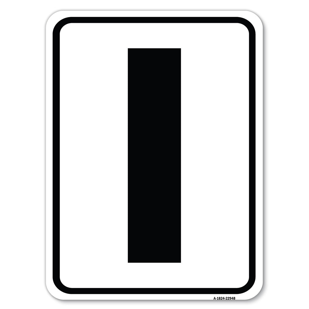Sign with Letter I