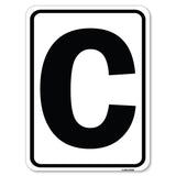 Sign with Letter C
