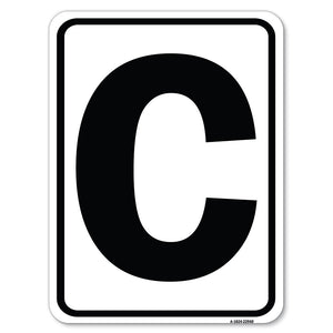 Sign with Letter C