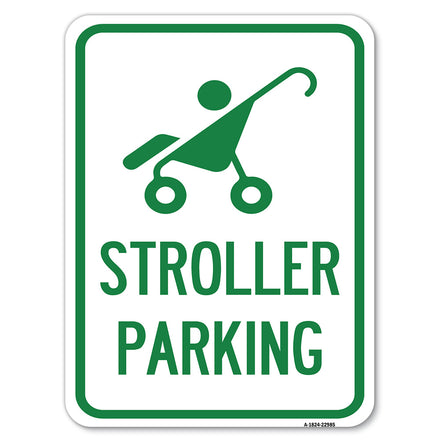 Reserved Stroller Parking (With Graphic)