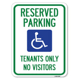 Reserved Parking Tenants Only No Visitors (With Graphic)