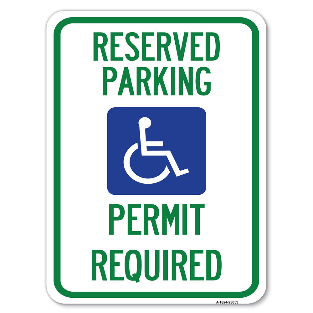 Reserved Parking Permit Required (With Graphic)