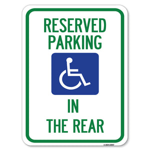 Reserved Parking in the Rear (With Graphic)