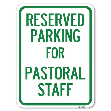 Reserved Parking for Pastoral Staff