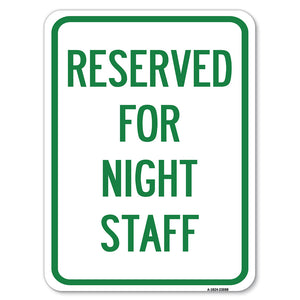 Reserved Parking for Night Staff