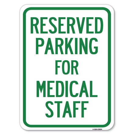 Reserved Parking for Medical Staff