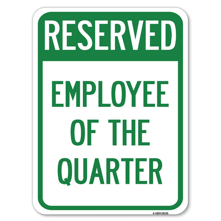 Reserved Parking Employee of the Quarter