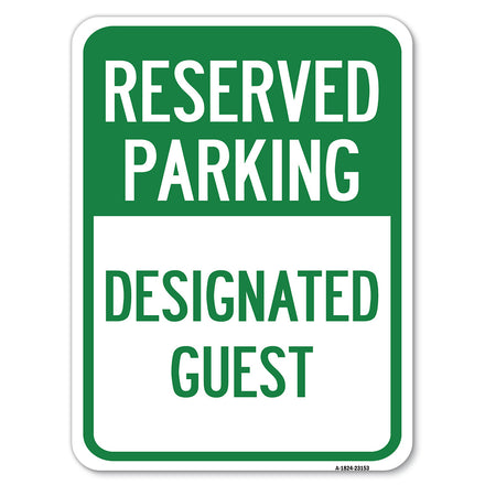 Reserved Parking - Designated Guest